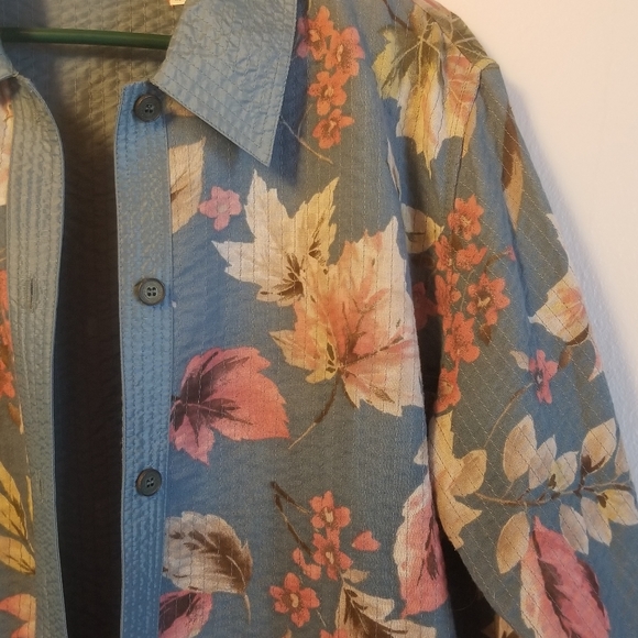 Autumn Leaf Blue Jacket - Picture 4 of 9